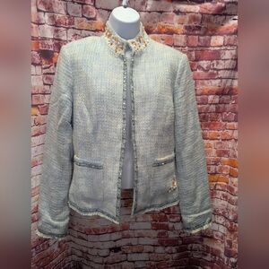 Vintage Cache tweed jacket blazer size 8